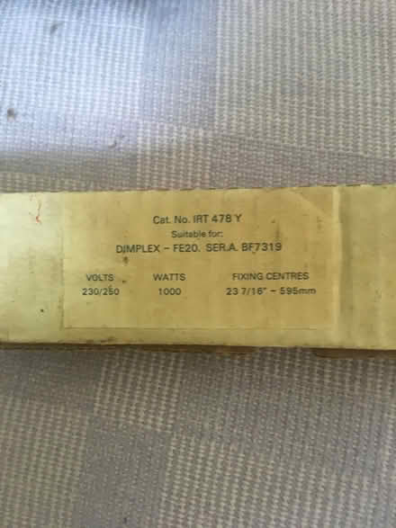 Photo of free Dimplex Heating Element (Malvern Wells WR14) #2