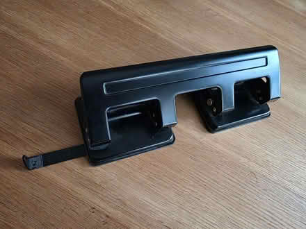 Photo of free 4-hole punch, hardly used (Skipton BD23) #1