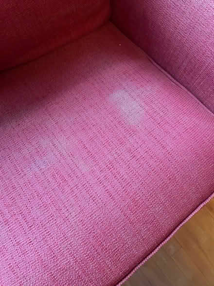 Photo of free Red 2/3 seater fabric sofa (Manston LS15) #3