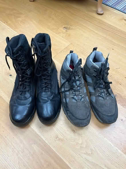 Photo of free Two pairs of size 15 boots (Central Chorleywood - WD3) #1