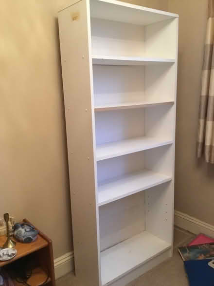 Photo of free Tall white bookshelf unit (Tunbridge Wells south) #1