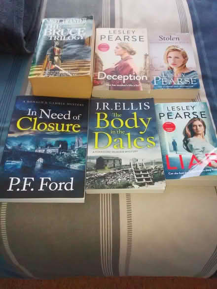 Photo of free 6 paperback novels, good condition (Heacham PE31) #1