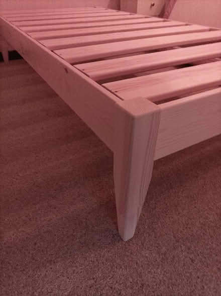 Photo of free Single Platform Bed Light White Wash (Rochford SS4) #3