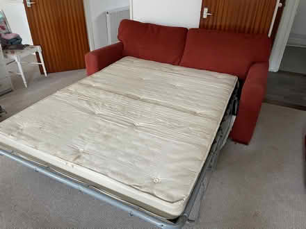 Photo of free Red sofa-bed (Fratton PO1) #2