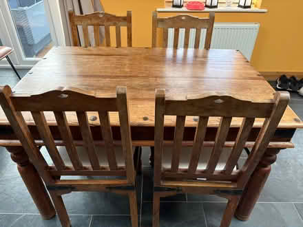 Photo of free Dining table and 4 chairs (Grayshott GU27) #1