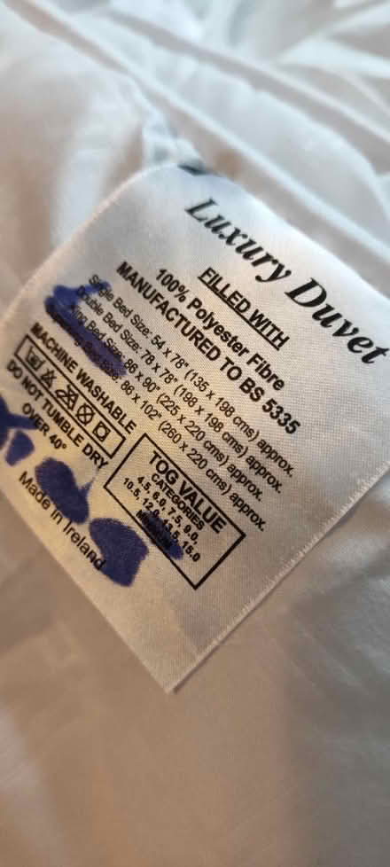 Photo of free 13.5 king size duvet (Dublin 12) #2