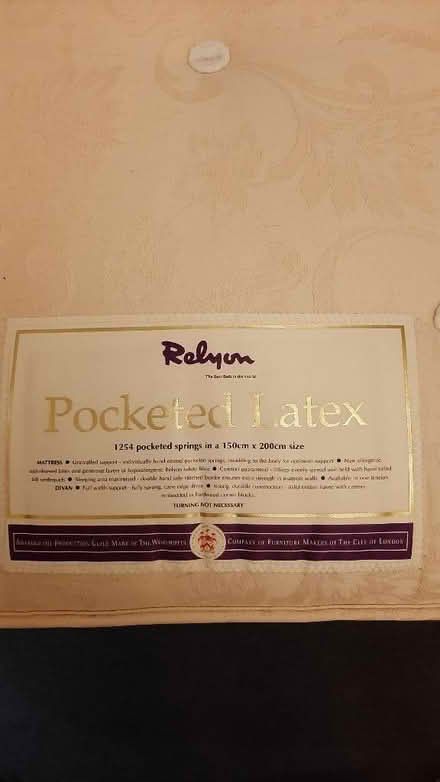 Photo of free Double mattress pocket sprung (New Tupton S42) #3