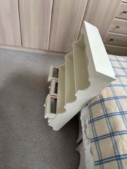 Photo of free Wall shelf unit - cream painted pine (Stanpit BH23) #1
