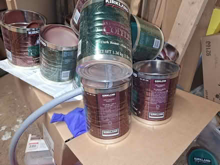 Photo of free Coffee Cans (Near "downtown" EAST OLYMPIA) #1