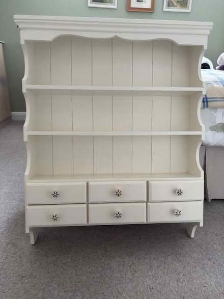 Photo of free Wall shelf unit - cream painted pine (Stanpit BH23) #3