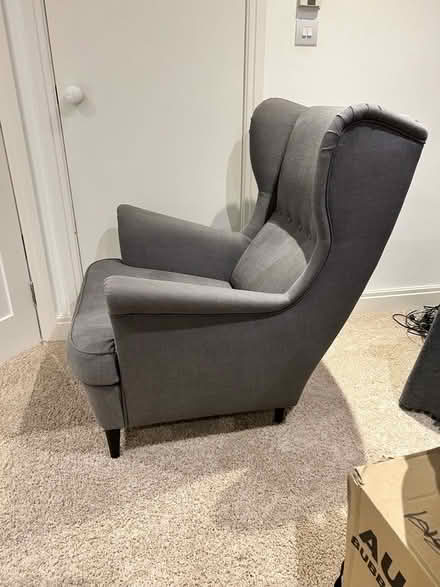 Photo of free Grey chair and foot stall (Earlsfield SW18) #2