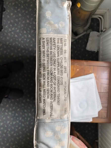 Photo of free Cot Mattress (Littleover DE23) #1
