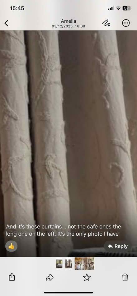 Photo of free Two sets of cream curtains (Askew Road W12) #2