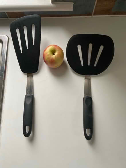 Photo of free 2 x large cooking spatulas (Amersham Common HP7) #1