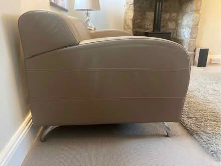 Photo of free 2 seater sofa - leather (Whiteshill GL6) #2
