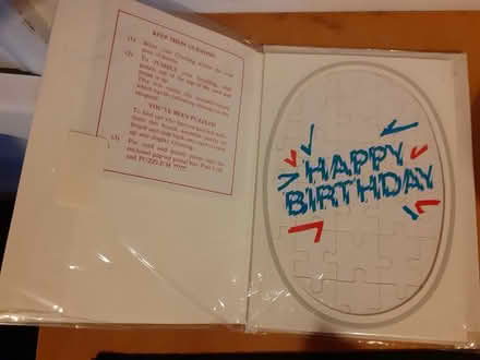 Photo of free Puzzle card (Marston, Oxford OX3) #2