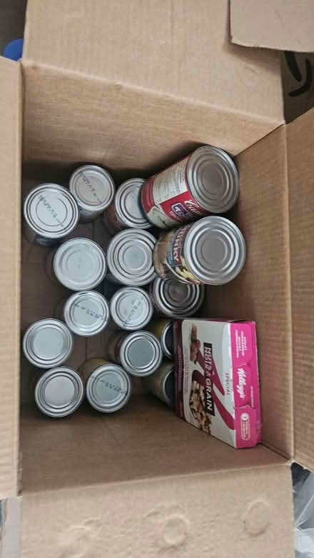Photo of free Box of can goods (Major mac and Markham rd) #1