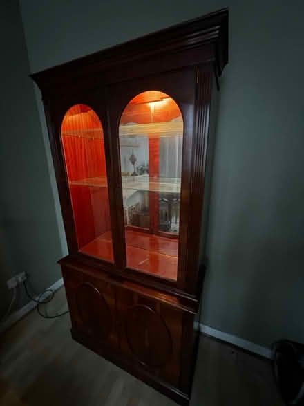 Photo of free Display cabinet with light inside (Cardiff, CF14) #3