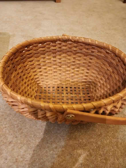 Photo of free 2 pretty wooden woven baskets (GL53, Leckhampton, Cheltenham) #3