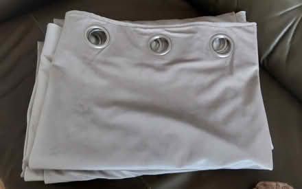 Photo of free 1 pair Velvet curtains champagne stone colour (Bare LA4) #1