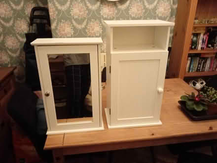 Photo of free 2 bathroom cabinets (Oswestry) #1