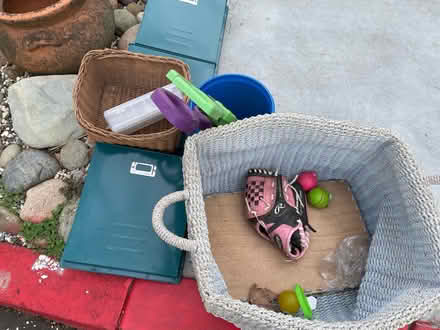Photo of free Sand toys baskets baseball glove (16 G Street, San Rafael) #3