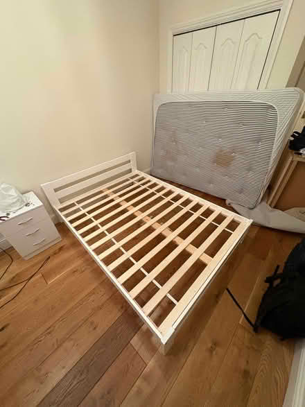 Photo of free Double bed frame + mattress (Southwark SE1) #2