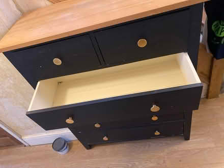 Photo of free Pine chest of drawers w. solid top (West Bridgford NG2) #2