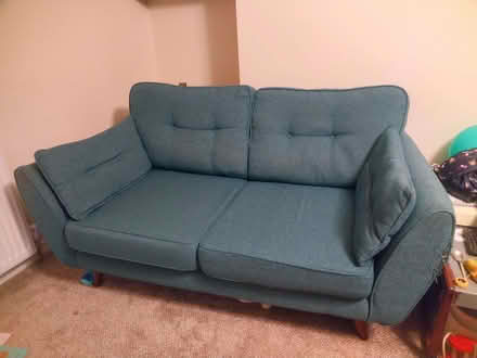 Photo of free 2 seater DFS sofa (French connection) (Wharncliffe Side S35) #2