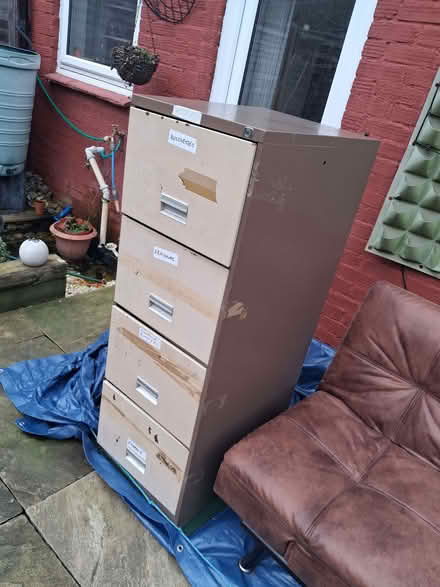 Photo of free 4 drawer metal filing cabinet (Henley GL3) #1
