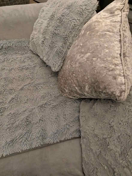 Photo of free Grey modular corner sofa (Harrietsham ME17) #2