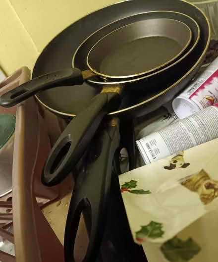 Photo of free 3 frying pans (Allington NG32) #1