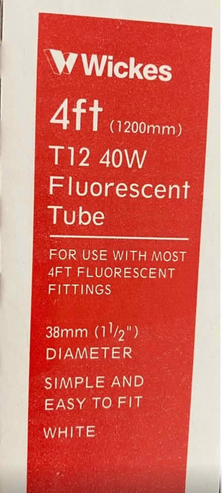 Photo of free 4ft T12 40W Fluorescent Tube (FairOak Close PR2) #2