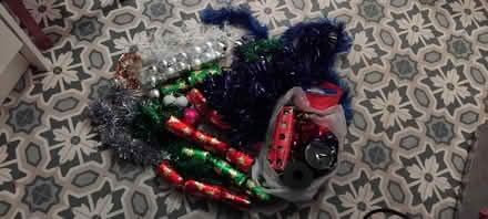 Photo of free Christmas decorations&ribbon (Heeley Green S14) #1