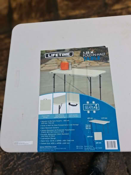 Photo of free Fold away table (Feering CO5) #2