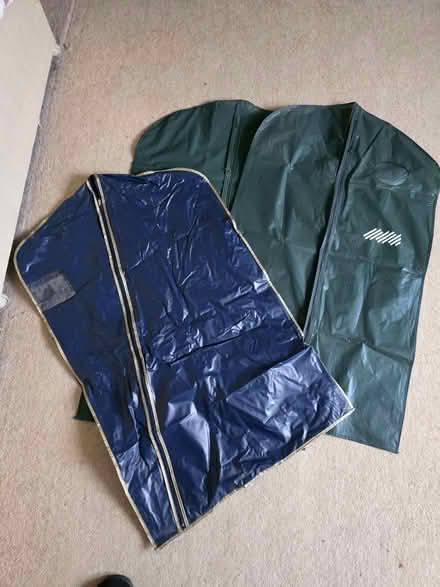 Photo of free Three lightweight zipped garment bags, length 40 inches (Skipton BD23) #1
