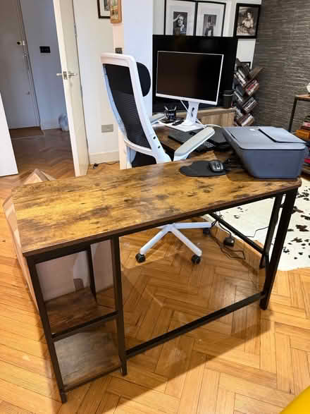 Photo of free Large desk l shape wood (Enfield N13) #1