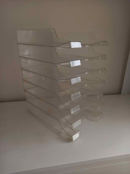 Photo of free Stackable plastic filing trays (Darland, Medway) #1
