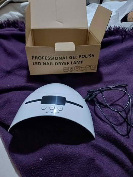 Photo of free Professional gel polish led nail dryer lamp (Marldon TQ3) #1