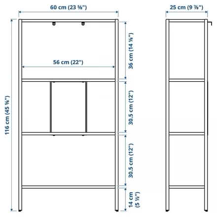 Photo of free IKEA baggebo shelving unit (Knightsbridge SW3) #2