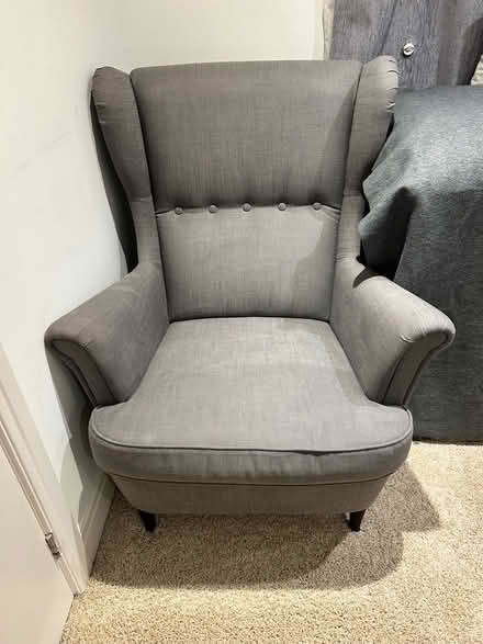 Photo of free Grey chair and foot stall (Earlsfield SW18) #3