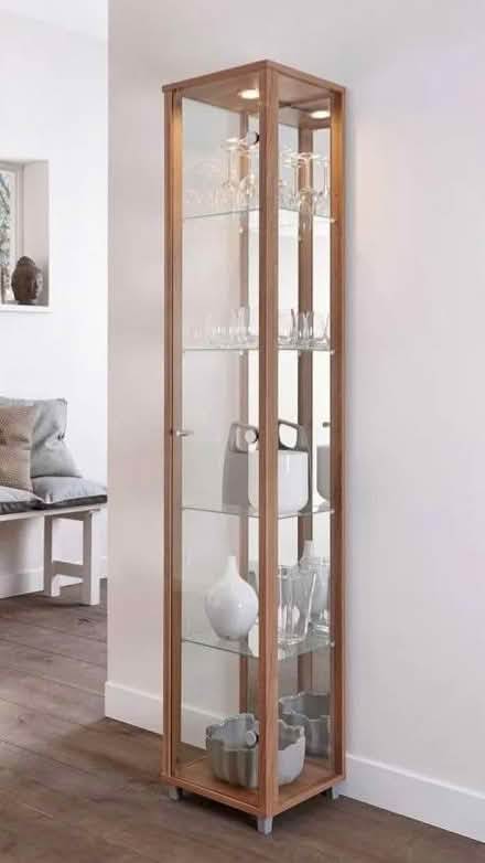 Photo of free Glass cabinet (same as one in pic) (Ryelands LA1) #1