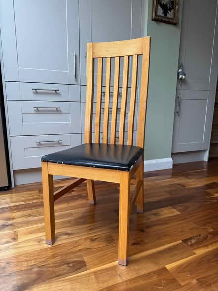 Photo of free 8 beechwood chairs (BR6) #1