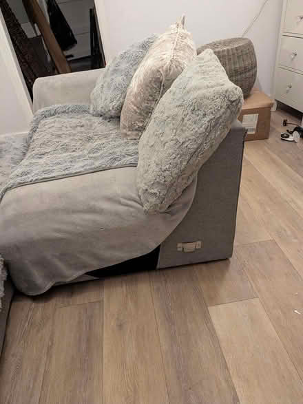 Photo of free Grey modular corner sofa (Harrietsham ME17) #3