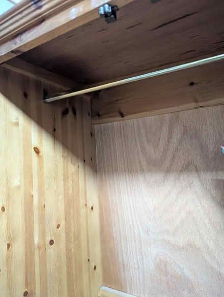 Photo of free Pine wardrobe with 2 doors. (Norton LD8) #2