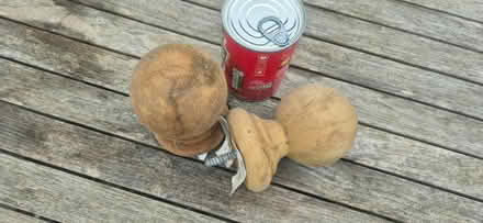 Photo of free 2 x fence post toppers (Woking, Mayford) #1