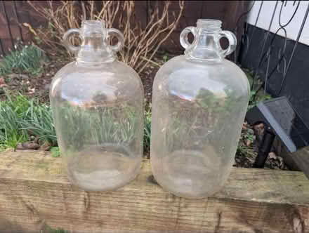 Photo of free 2 glass demijohns (Welshpool SY21) #1