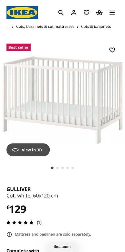 Photo of free Baby cot (Lochwinnoch) #1