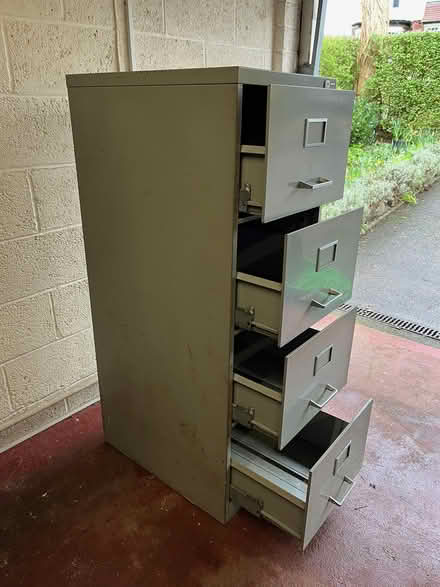 Photo of free Harvey 4 Drawer Metal Cabinet (BR6) #2