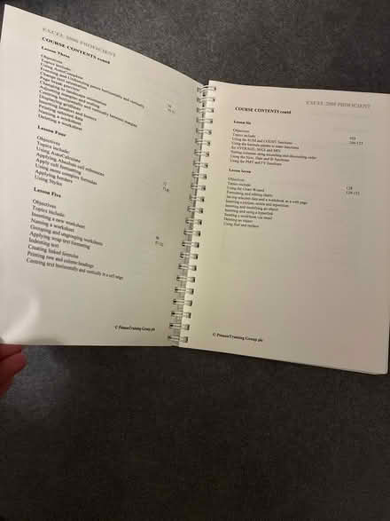 Photo of free Excell training book (Tw13 6pa) #3